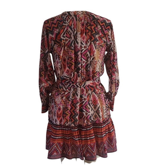 Zara•Angie Button Down Belted Cotton Dress - Picture 3 of 11